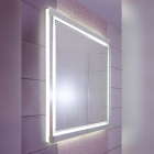 Зеркало LED подсветка Бриклаер Эстель-2 120 120*80 с датчиком движения руки